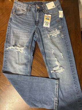 Aeropostale Medium Blue Low-Rise 90's Baggy Jeans